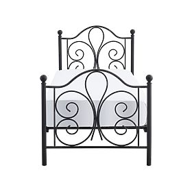 Letto in metallo PANAMA 200x90 - nero