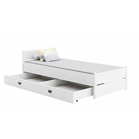 Letto MARCEL 200x90 bianco con cassetto