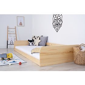 YARDIN Sponda Letto Anticaduta Per Bambini 0-3 Anni, Regolabile E Deformabile, Grigio Lino 200 Cm, Protezione Morbida Con Struttura In Acciaio