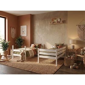 Letto Ourbaby Ludvík 2 in 1 200x90 - bianco