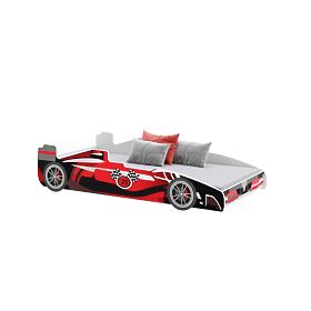 Letto per bambini FORMULA rosso 160x80 cm