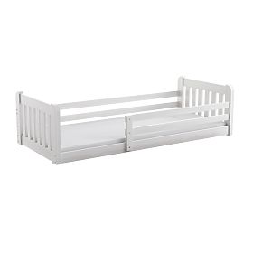Letto per bambini Jerry - bianco, basso, BANABY