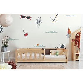 Letto per bambini Mila Raily con barriera