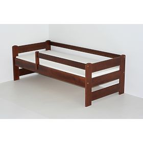 Letto per bambini Woody con barriera - noce, Ourbaby®
