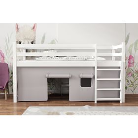 Letto rialzato Portos - bianco