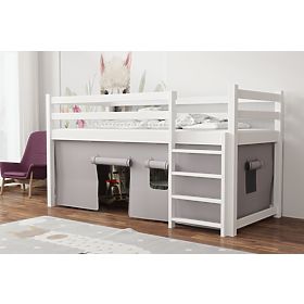 Letto rialzato Portos - bianco