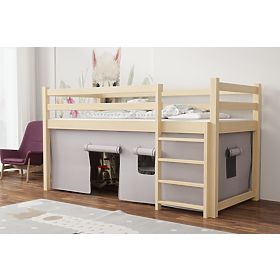 Letto rialzato Portos - naturale