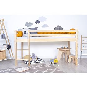 Letto soppalco bambini Ourbaby Modo - pino