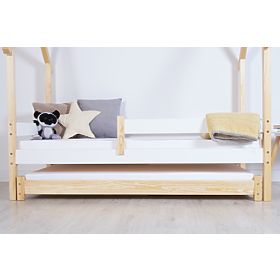 Letto estraibile Vario con materasso in schiuma - naturale, Litdrew