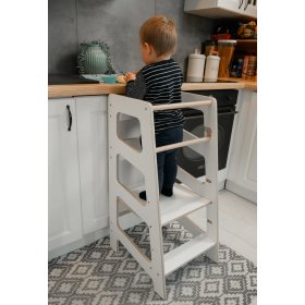 Torre apprendimento Montessori Sara Scandi - bianca, LilaBaby