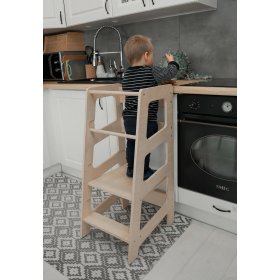 Torre apprendimento Montessori Sara MAXI 90 - naturale, LilaBaby
