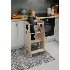 Torre apprendimento Montessori Lena MAXI 85 - naturale, LilaBaby