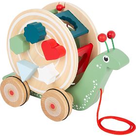 Lumaca con scatola di smistamento su corda Montessori
