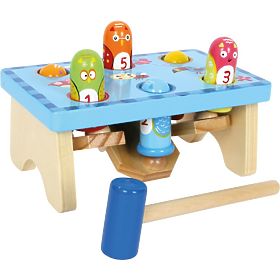 Martello in legno per uccelli