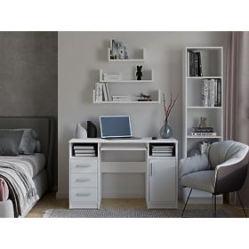 Mensola a Muro Sospesa MOBI 3P BIANCA