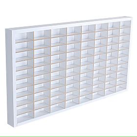 Scaffale per macchinine Hot Wheels - bianco, 80 posti, LilaBaby