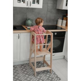 Torre apprendimento Montessori Pola MINI 75 - naturale, Ourbaby