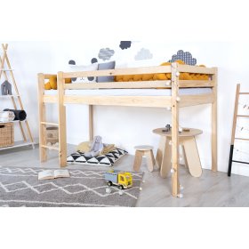 Letto soppalco bambini Ourbaby Modo - pino