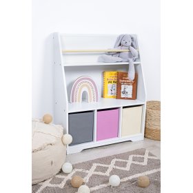 Libreria Montessori Dusty Pink - bianco, FUJIAN GODEA