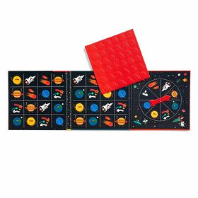 Mudpuppy Gioco da tavolo magnetico Bingo spaziale