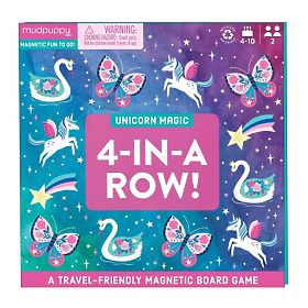 Mudpuppy Gioco da tavolo magnetico Unicorni magici, Mudpuppy