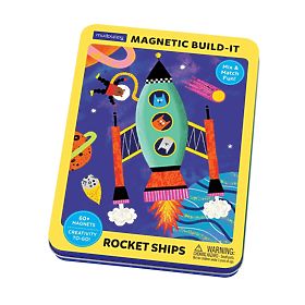 Mudpuppy Set Magnetico Costruisci il tuo Razzo, Mudpuppy