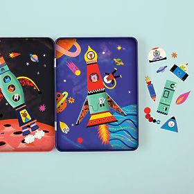 Mudpuppy Set Magnetico Costruisci il tuo Razzo, Mudpuppy