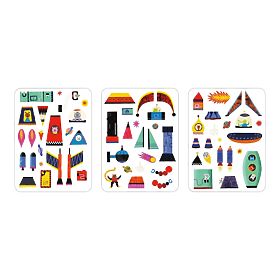 Mudpuppy Set Magnetico Costruisci il tuo Razzo, Mudpuppy