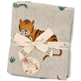 Nature Planet Coperta in cotone organico Animali Selvaggi