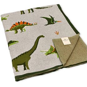 Nature Planet Coperta in cotone organico Dinosauri