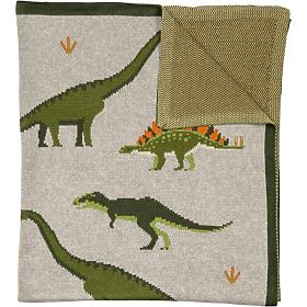 Nature Planet Coperta in cotone organico Dinosauri