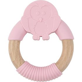 Nature Planet Massaggiagengive in Silicone Gufo Rosa