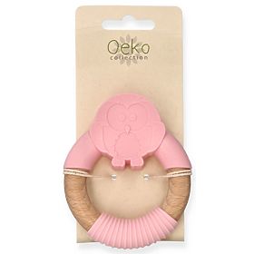Nature Planet Massaggiagengive in Silicone Gufo Rosa