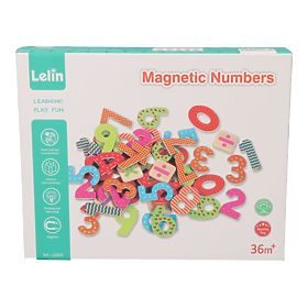 Numeri magnetici in legno