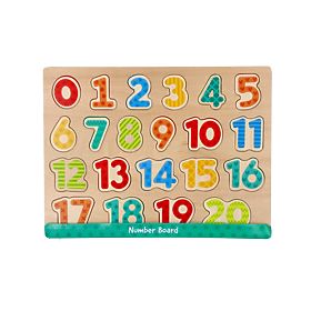 Nuovo puzzle in legno con numeri - puzzle