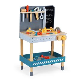 Officina in legno con attrezzi - 47 pezzi ECOTOYS