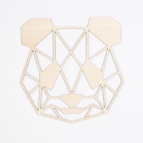 Quadro geometrico in legno - Panda - diversi colori, Elka Design