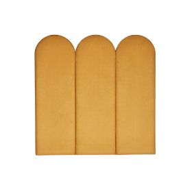 Pannello imbottito Arc - senape