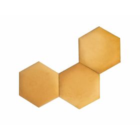 Pannello imbottito Hexagon - miele, MIRAS