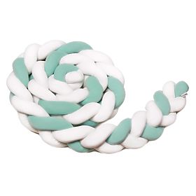 Paracolpi intrecciato - bianco e verde