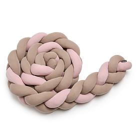Paracolpi intrecciato - rosa e marrone, T-Tomi
