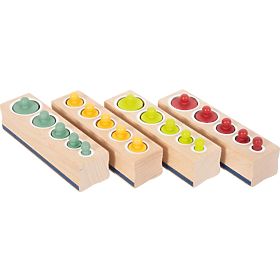 Pesi con inserto in legno