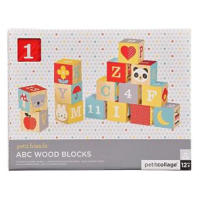 Petit Collage Blocchi di legno ABC, Petit Collage