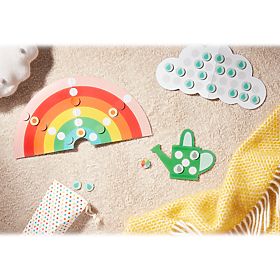 Petit Collage Gioco cooperativo Rain, rain, rainbow