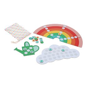 Petit Collage Gioco cooperativo Rain, rain, rainbow