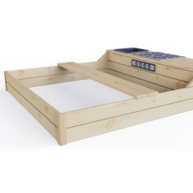 Sandbox 2 in 1 con cucina - naturale, CHILL