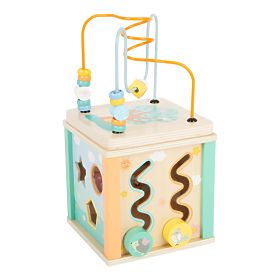 Piccolo cubo Foot Motor in colori pastello