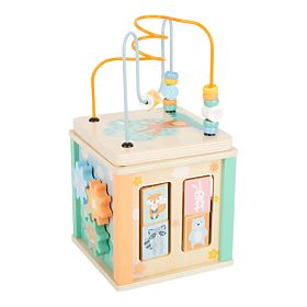 Piccolo cubo Foot Motor in colori pastello