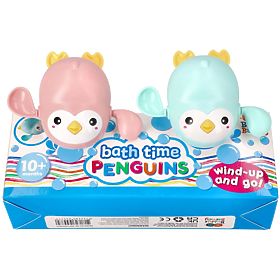 Pinguini a carica per il bagno