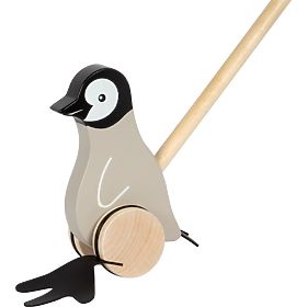 Pinguino a spinta su bastone